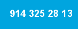 914 325 28 13 914 325 28 13